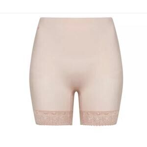 Brand New Ruby Ribbon Women's Size Medium Blush Pink Boyshort with Lace